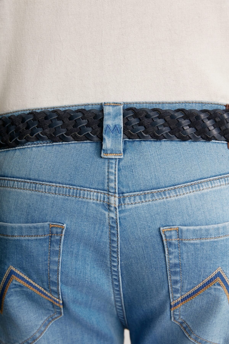 Hemington Slim Fit Açık Mavi Denim Pantolon. 7