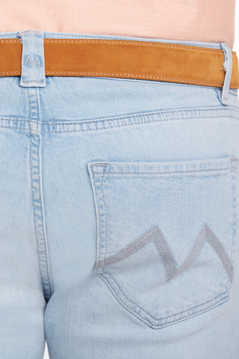 Hemington Açık Mavi Taşlama Slim Fit Denim Pantolon. 4