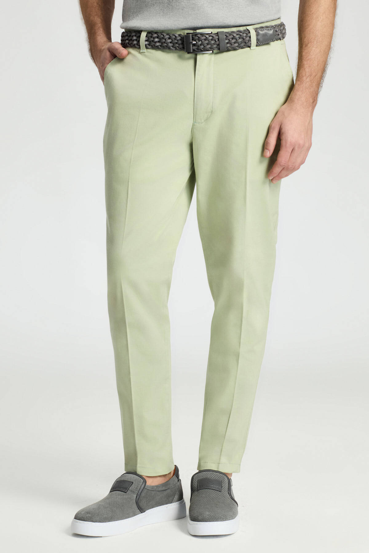 Açık Yeşil Yazlık Chino Pantolon