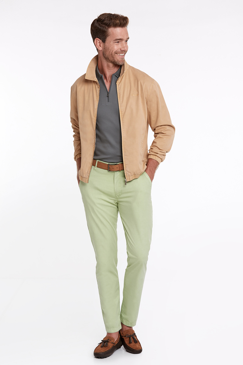 Hemington Açık Yeşil Yazlık Chino Pantolon. 2