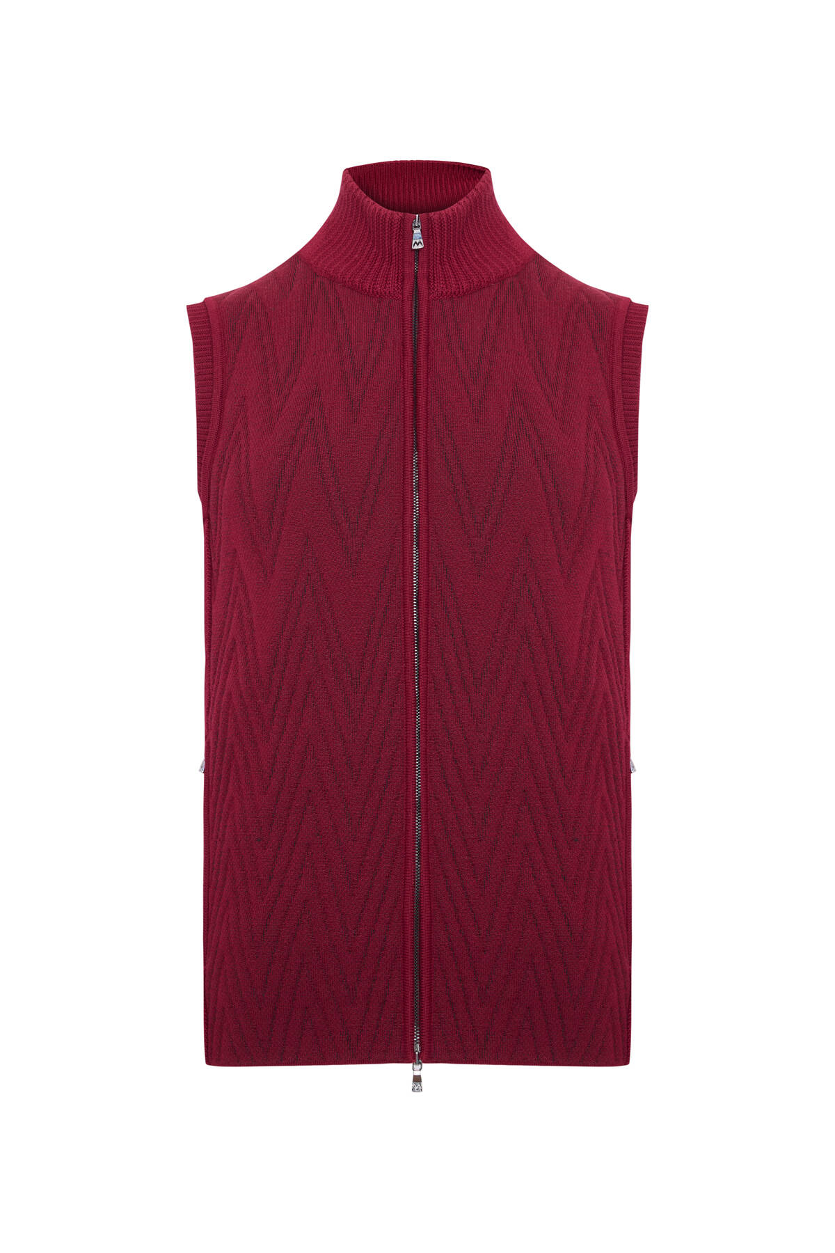 Activewear Merino Yün Bordo Yelek