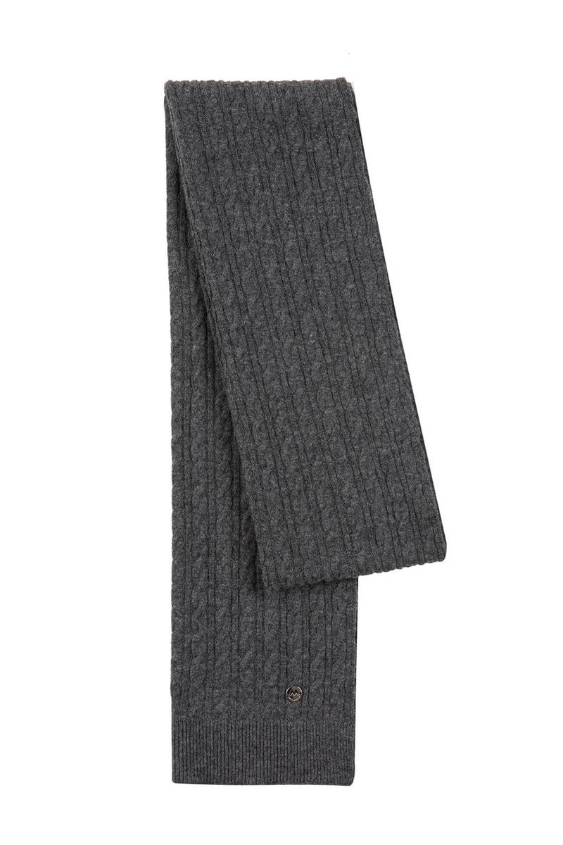 Lambswool Yün Antrasit Atkı Lambswool Yün Antrasit Atkı