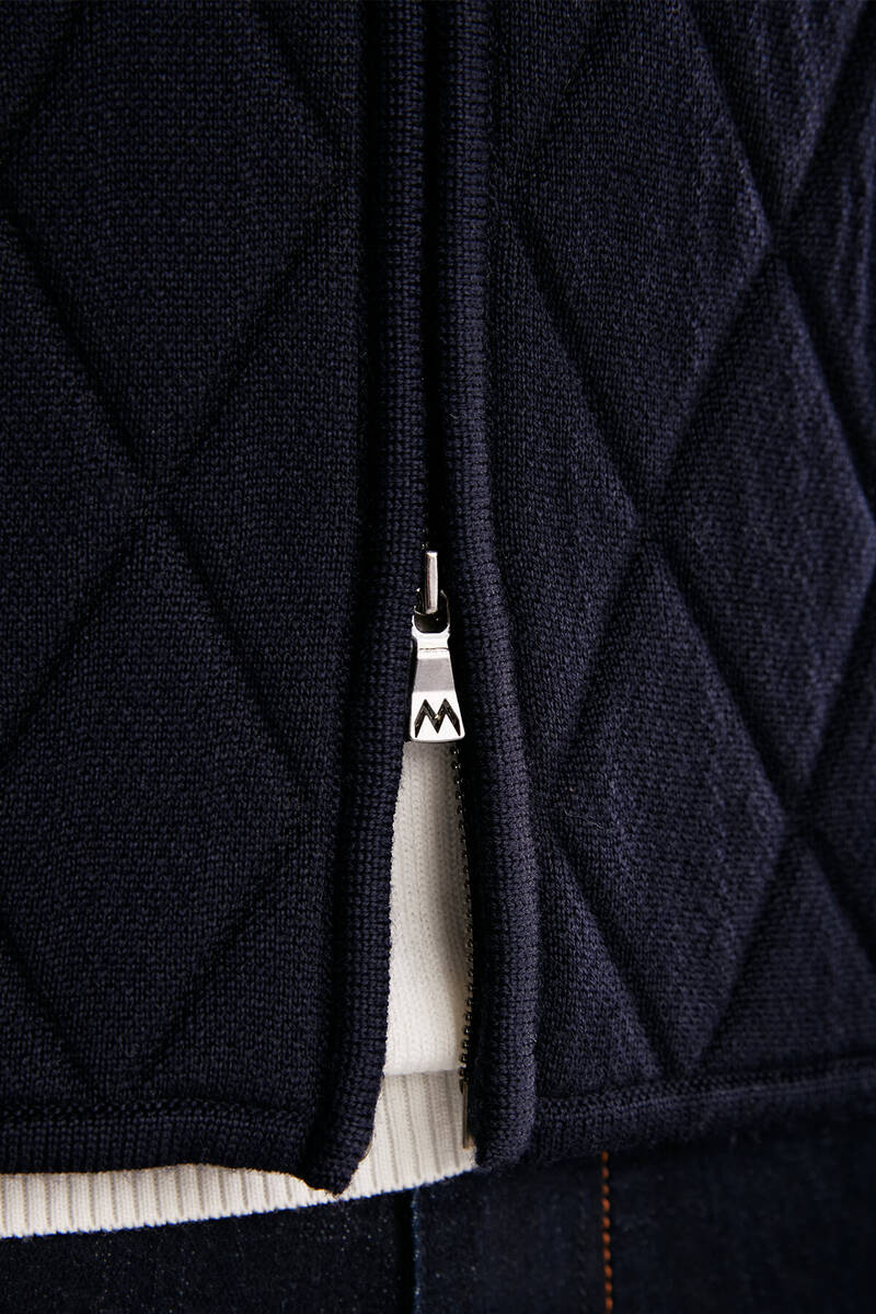 Hemington Baklava Desenli Merino Yün Activewear Lacivert Triko Mont. 7 Hemington Baklava Desenli Merino Yün Activewear Lacivert Triko Mont. 7
