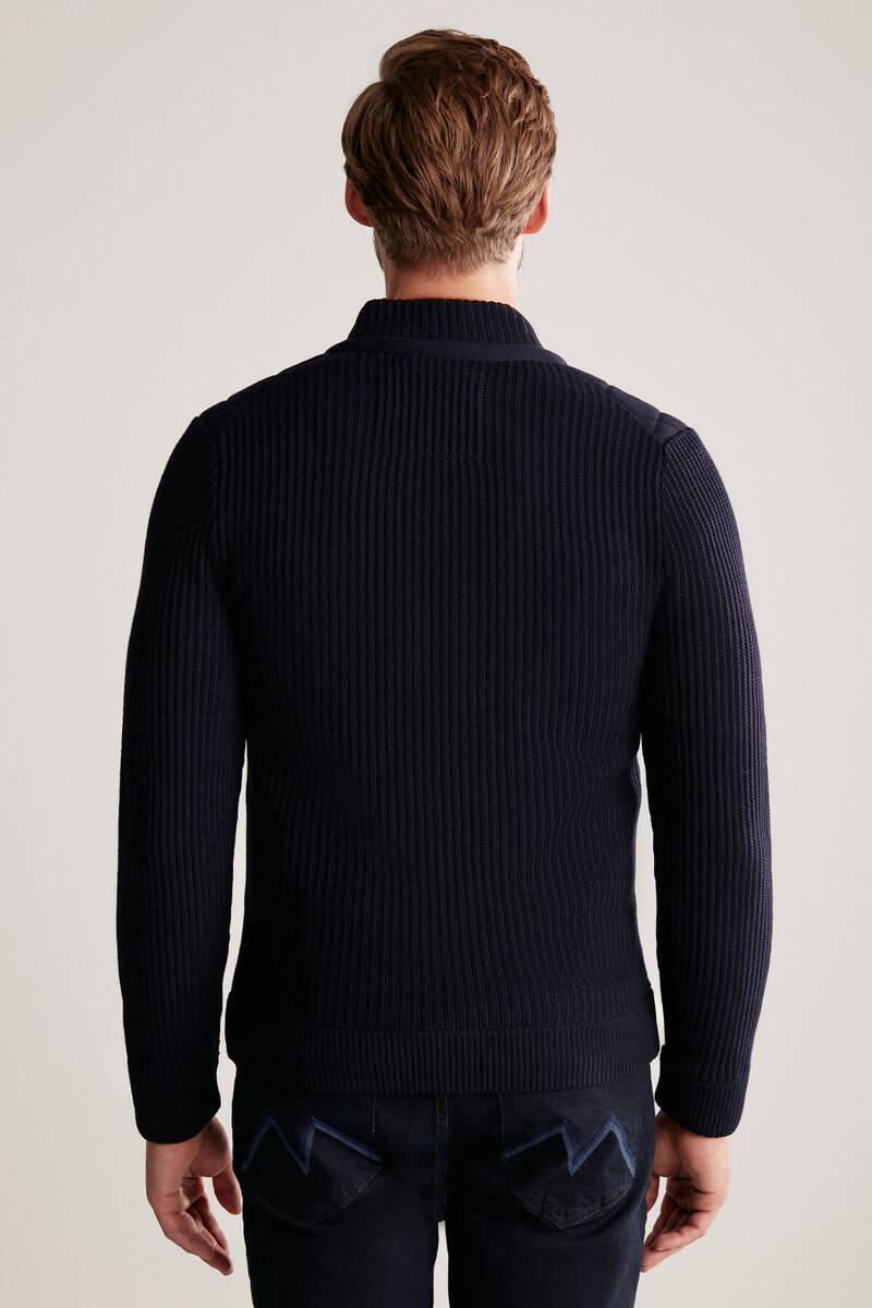 Hemington Baklava Desenli Merino Yün Activewear Lacivert Triko Mont. 6 Hemington Baklava Desenli Merino Yün Activewear Lacivert Triko Mont. 6