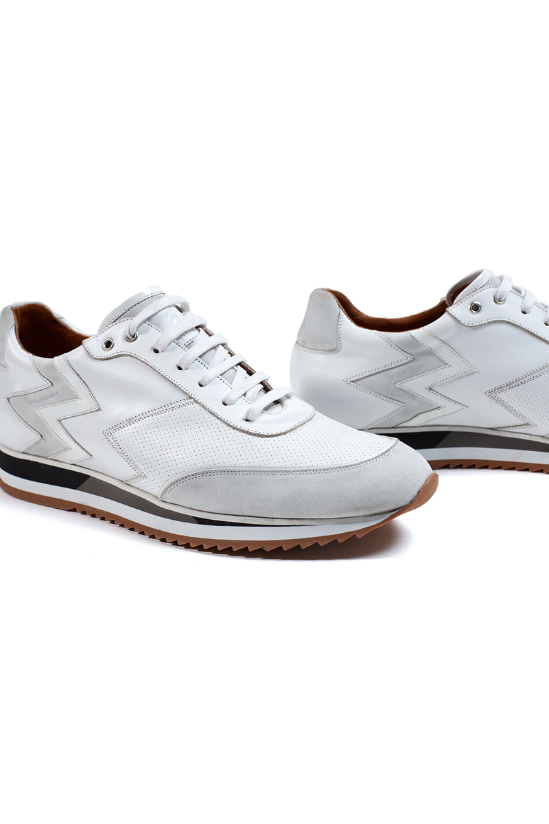 Hemington Beyaz Deri Sneakers. 5