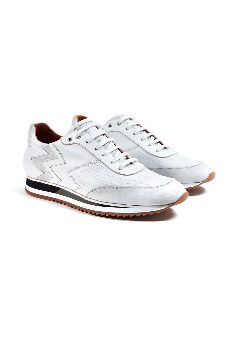 Hemington Beyaz Deri Sneakers. 3
