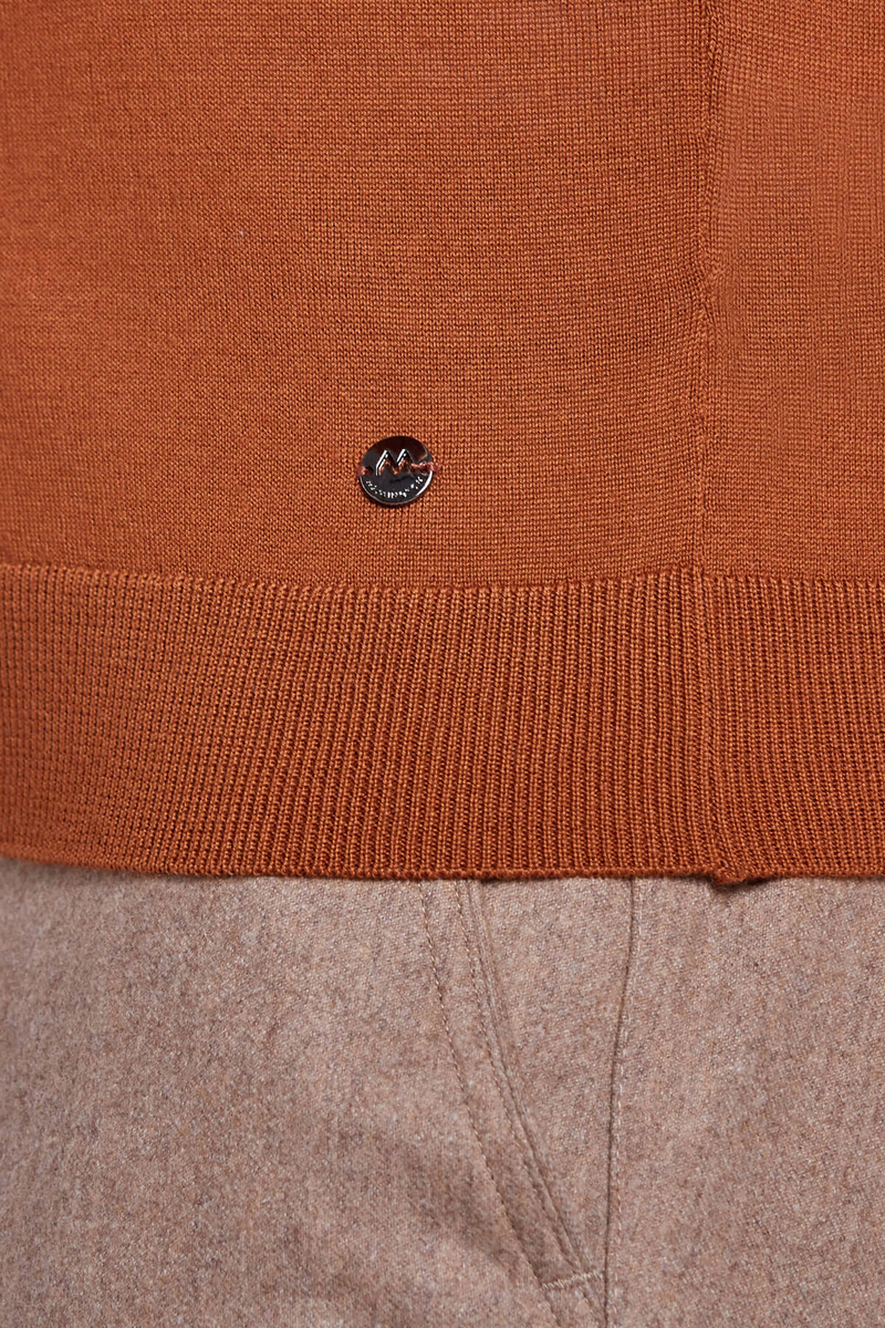 Hemington Bisiklet Yaka Slim Fit Merino Yün Camel Triko. 6 Hemington Bisiklet Yaka Slim Fit Merino Yün Camel Triko. 6