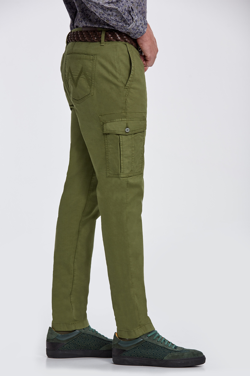 Hemington Cep Detaylı Yeşil Kargo Pantolon. 3
