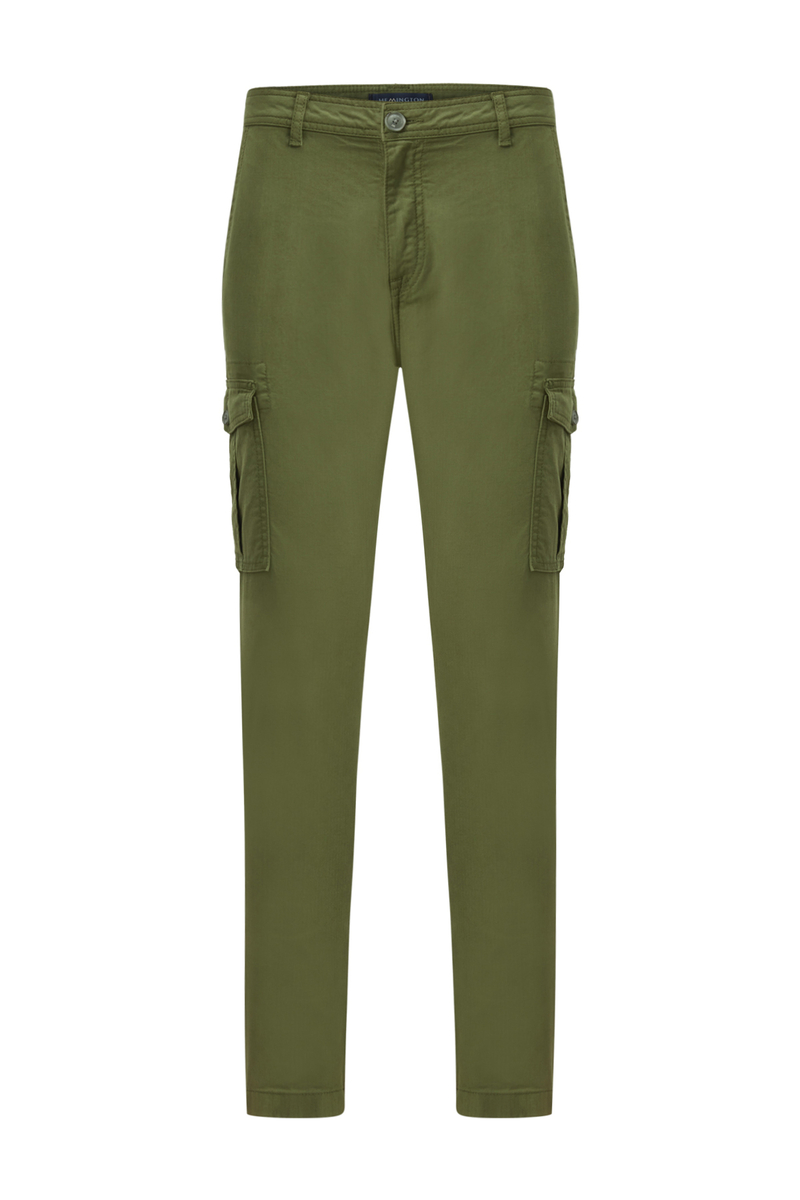 Hemington Cep Detaylı Yeşil Kargo Pantolon. 6