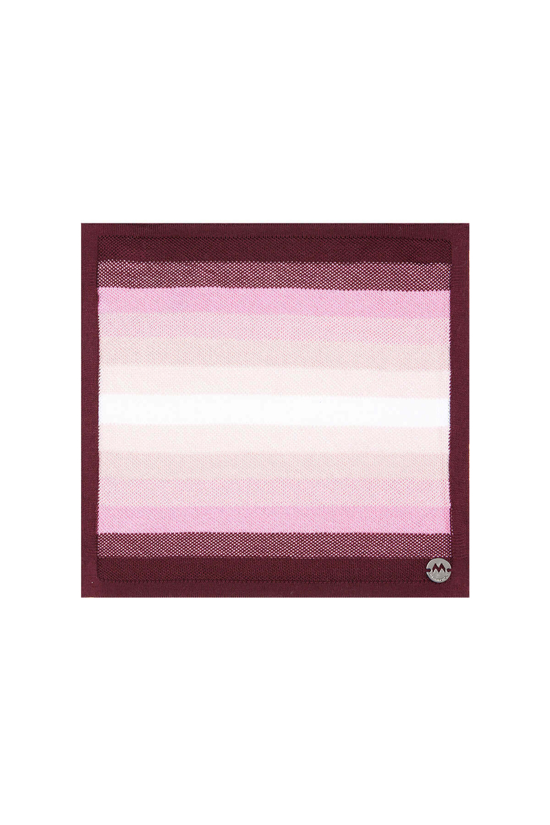 Hemington Çizgi Desenli Pembe Beyaz Örgü Mendil. 3 Hemington Çizgi Desenli Pembe Beyaz Örgü Mendil. 3