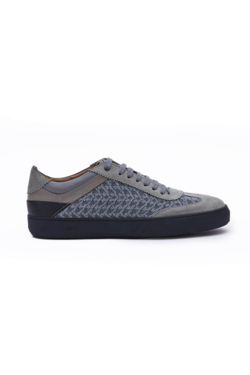Hemington Desenli Açık Gri Triko Sneaker. 1 Hemington Desenli Açık Gri Triko Sneaker. 1