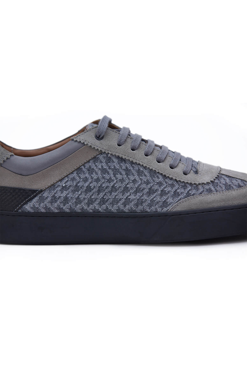 Hemington Desenli Açık Gri Triko Sneaker. 6 Hemington Desenli Açık Gri Triko Sneaker. 6