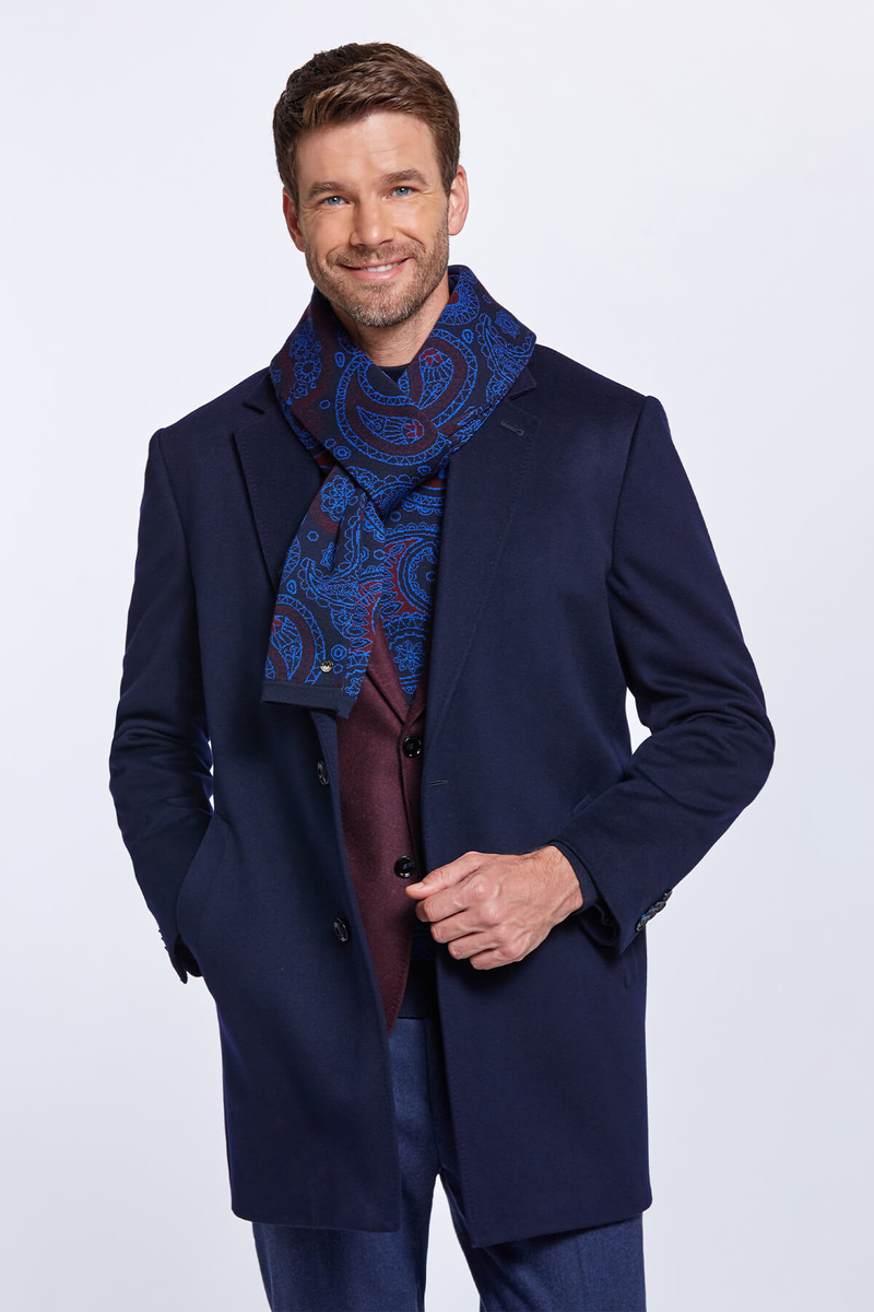 Hemington Desenli Balıkçı Yaka Merino Yün Lacivert Triko. 5 Hemington Desenli Balıkçı Yaka Merino Yün Lacivert Triko. 5