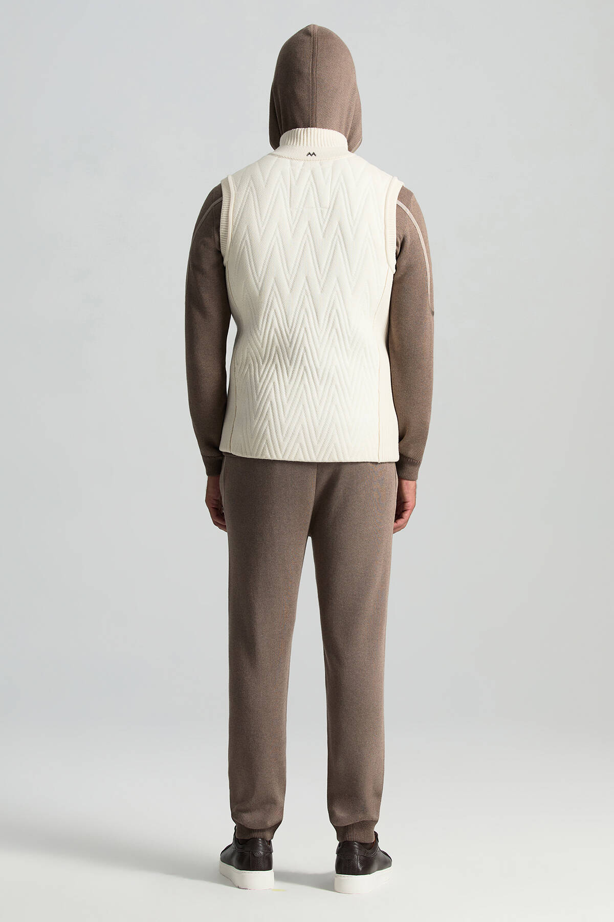 Ekru Activewear Merino Yün Ekru Yelek