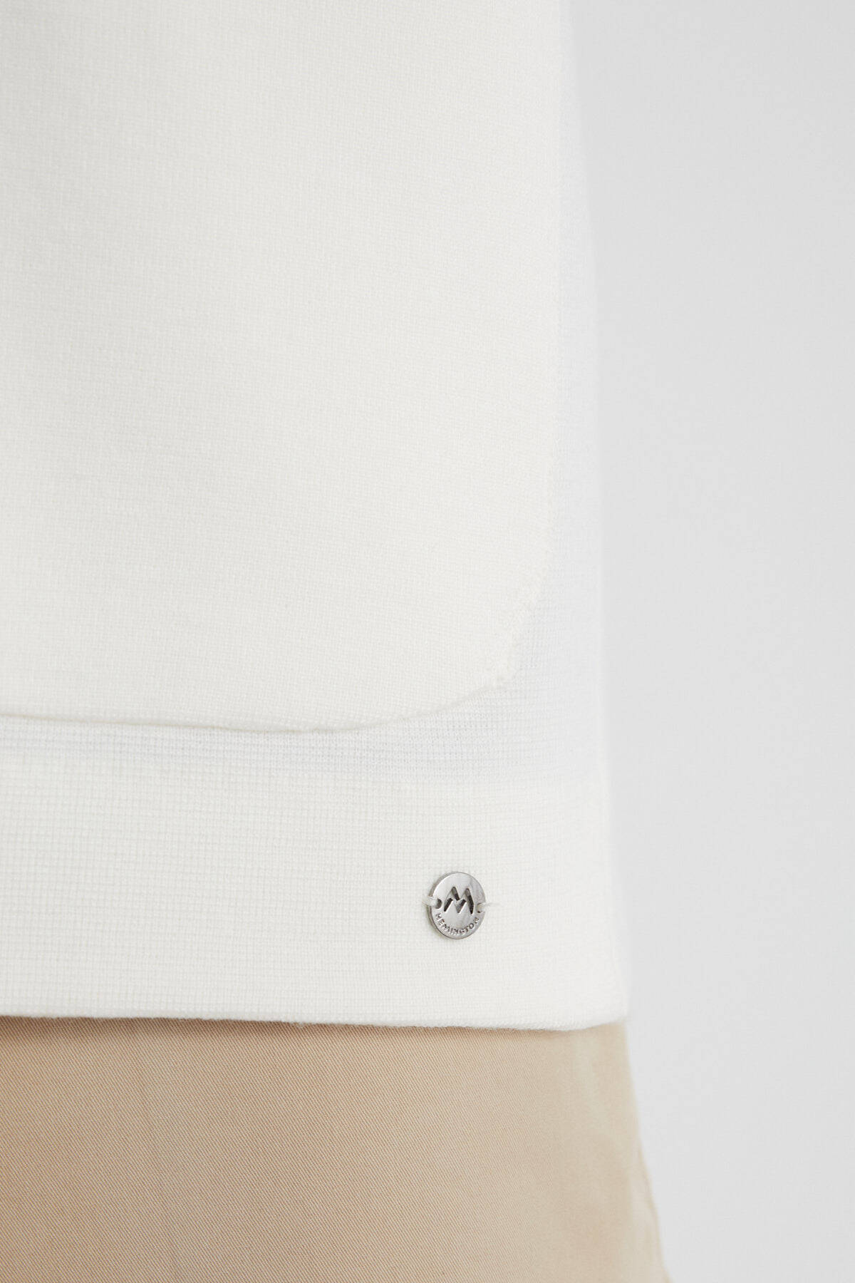 Extrafine Merino Ekru Triko Blazer Ceket