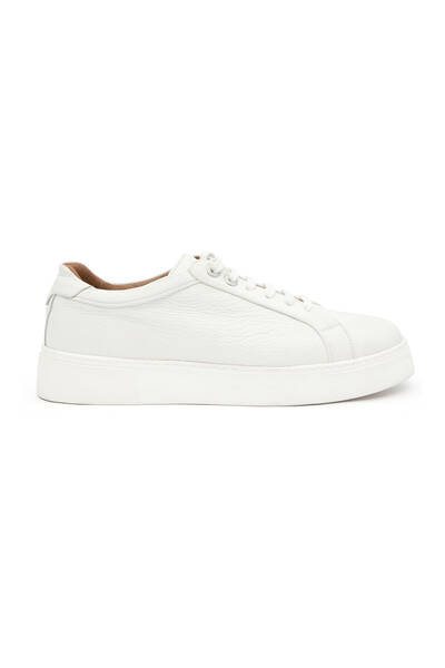El Yapımı Beyaz Sneaker - Hemington