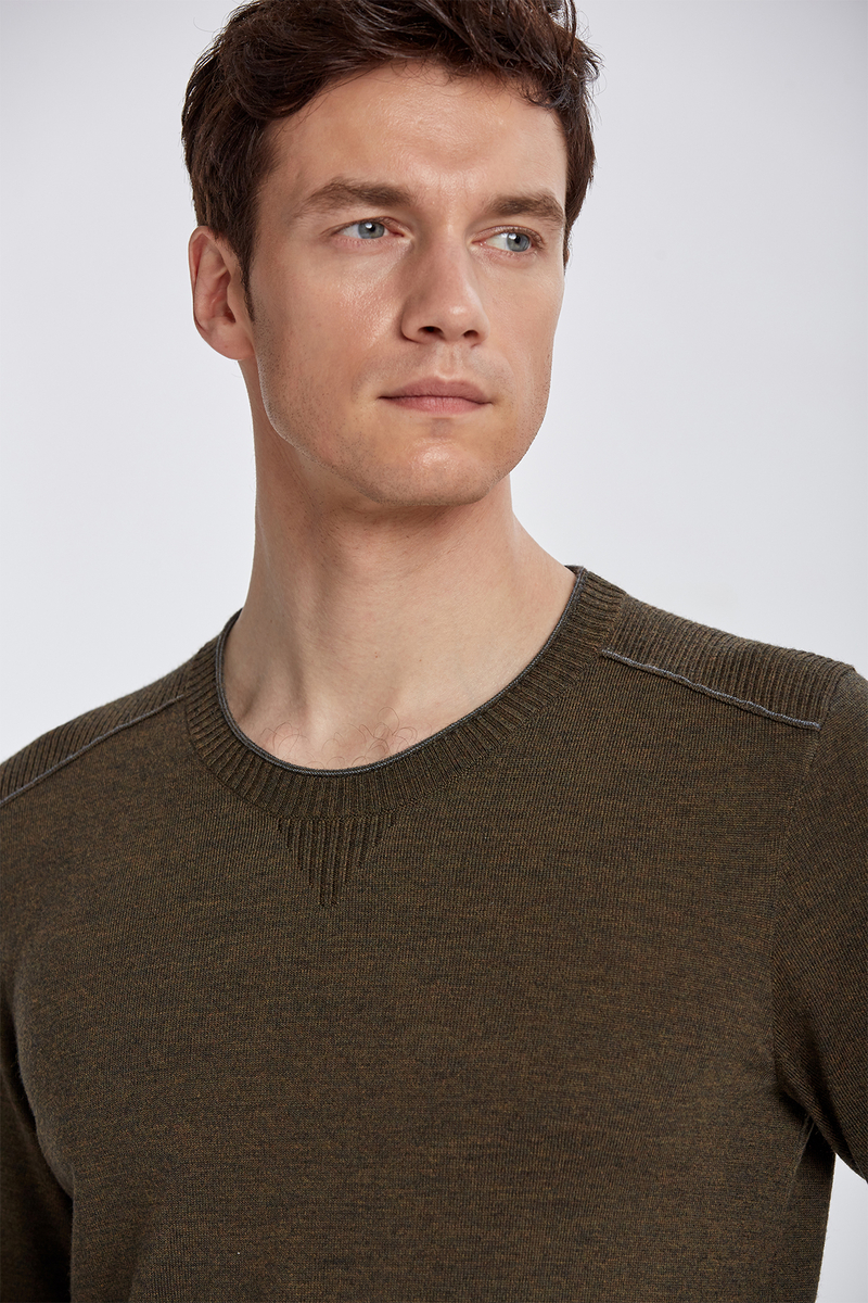 Hemington Extrafine Merino Yeşil Loungewear Triko. 5 Hemington Extrafine Merino Yeşil Loungewear Triko. 5