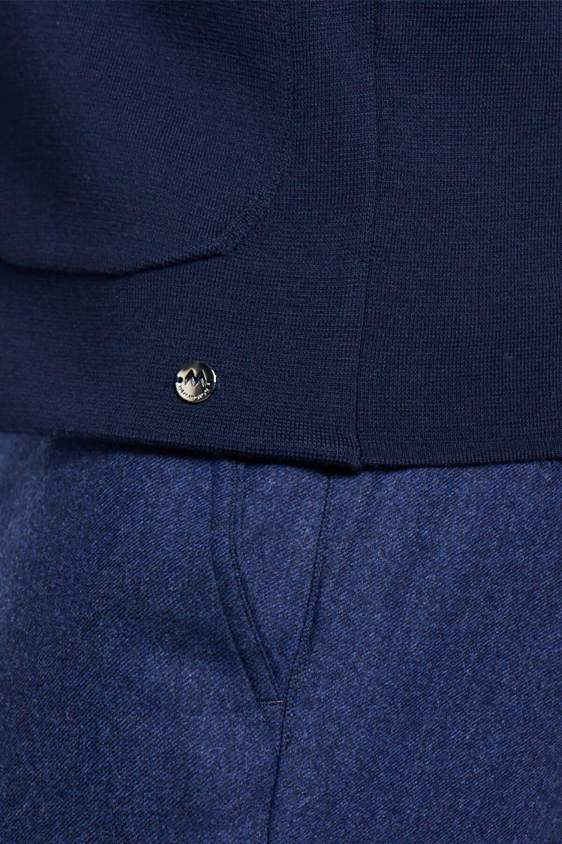 Hemington Extrafine Merino Triko Blazer Lacivert Ceket. 8 Hemington Extrafine Merino Triko Blazer Lacivert Ceket. 8