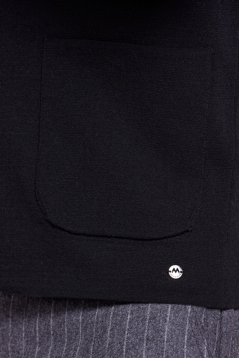 Hemington Extrafine Merino Triko Blazer Siyah Ceket. 7 Hemington Extrafine Merino Triko Blazer Siyah Ceket. 7