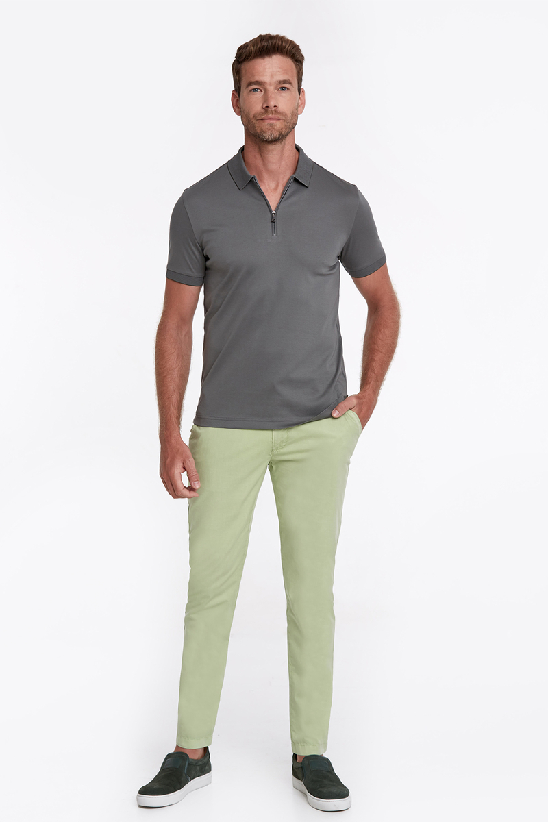Hemington Fermuar Detaylı Haki Polo Yaka T-Shirt. 3 Hemington Fermuar Detaylı Haki Polo Yaka T-Shirt. 3
