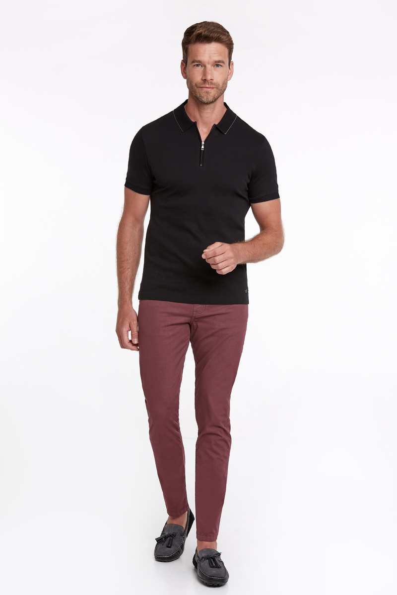 Hemington Fermuar Detaylı Siyah Polo Yaka T-Shirt. 2 Hemington Fermuar Detaylı Siyah Polo Yaka T-Shirt. 2