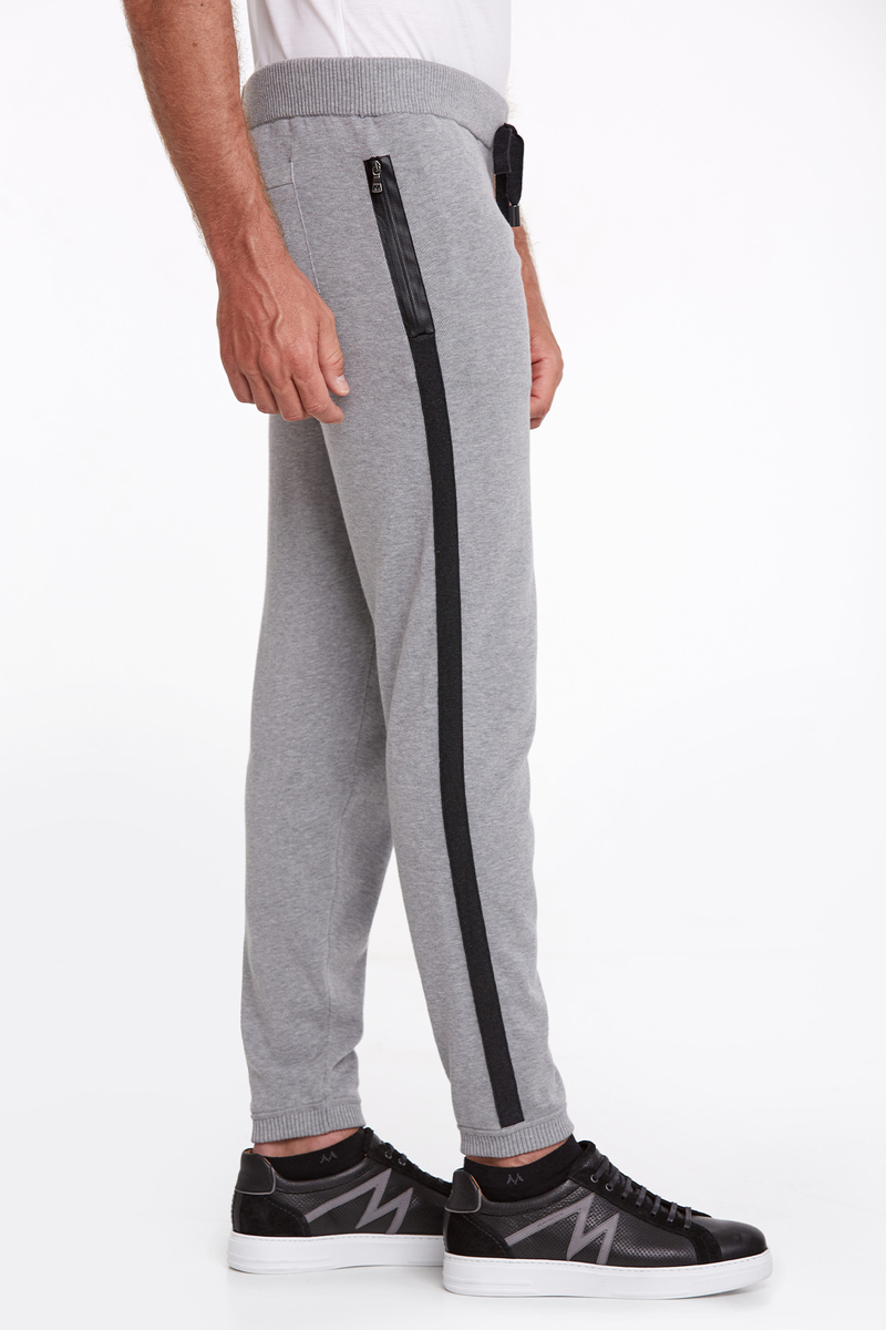 Hemington Gri Giza Pamuk Triko Spor Pantolon. 3 Hemington Gri Giza Pamuk Triko Spor Pantolon. 3