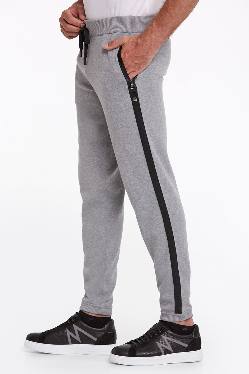Hemington Gri Giza Pamuk Triko Spor Pantolon. 5 Hemington Gri Giza Pamuk Triko Spor Pantolon. 5