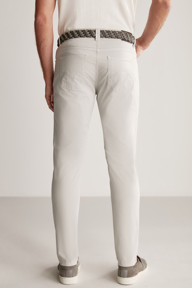 Hemington Slim Fit 5 Cep Açık Gri Yazlık Pantolon. 5