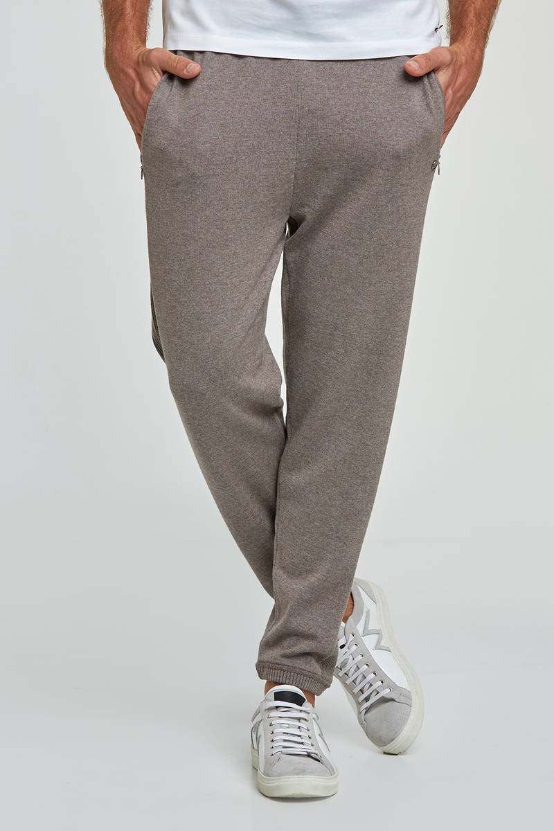 Merino Yün Kum Rengi Activewear Triko Pantolon Merino Yün Kum Rengi Activewear Triko Pantolon