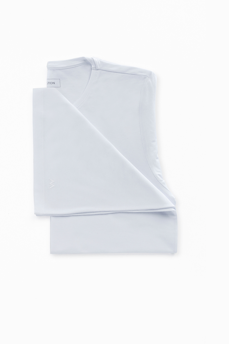 Hemington İkili Beyaz İç Giyim T-Shirt Seti. 3 Hemington İkili Beyaz İç Giyim T-Shirt Seti. 3