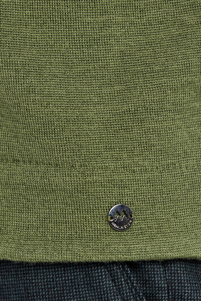 Hemington İpek Karışımlı Cep Detaylı Yeşil Triko Ceket. 5