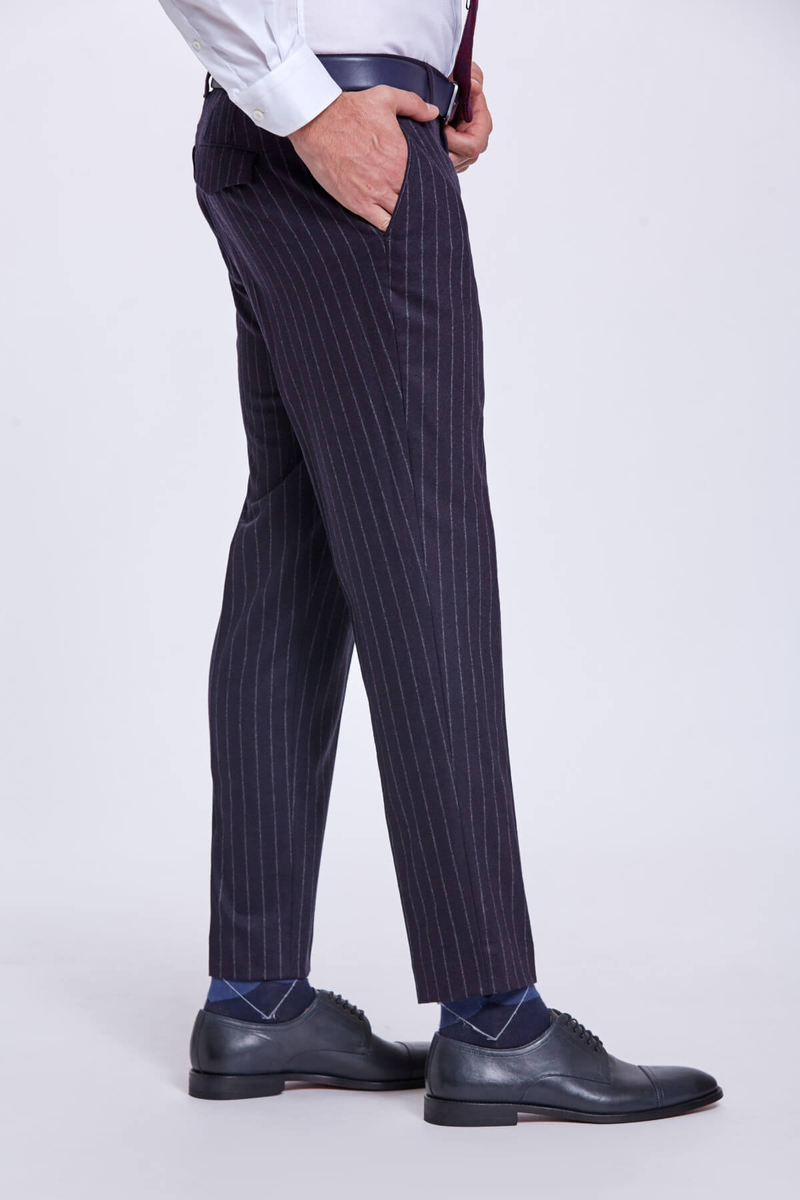 Hemington Kaşmir Karışımlı Flanel Chino Açık Gri Pantolon. 3 Hemington Kaşmir Karışımlı Flanel Chino Açık Gri Pantolon. 3