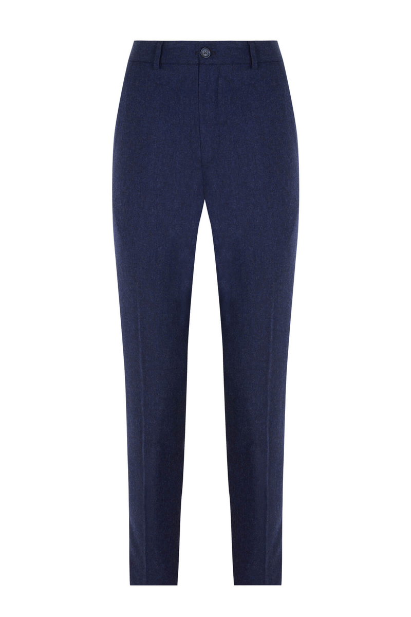 Hemington Kaşmir Karışımlı Flanel Chino Lacivert Pantolon. 8 Hemington Kaşmir Karışımlı Flanel Chino Lacivert Pantolon. 8