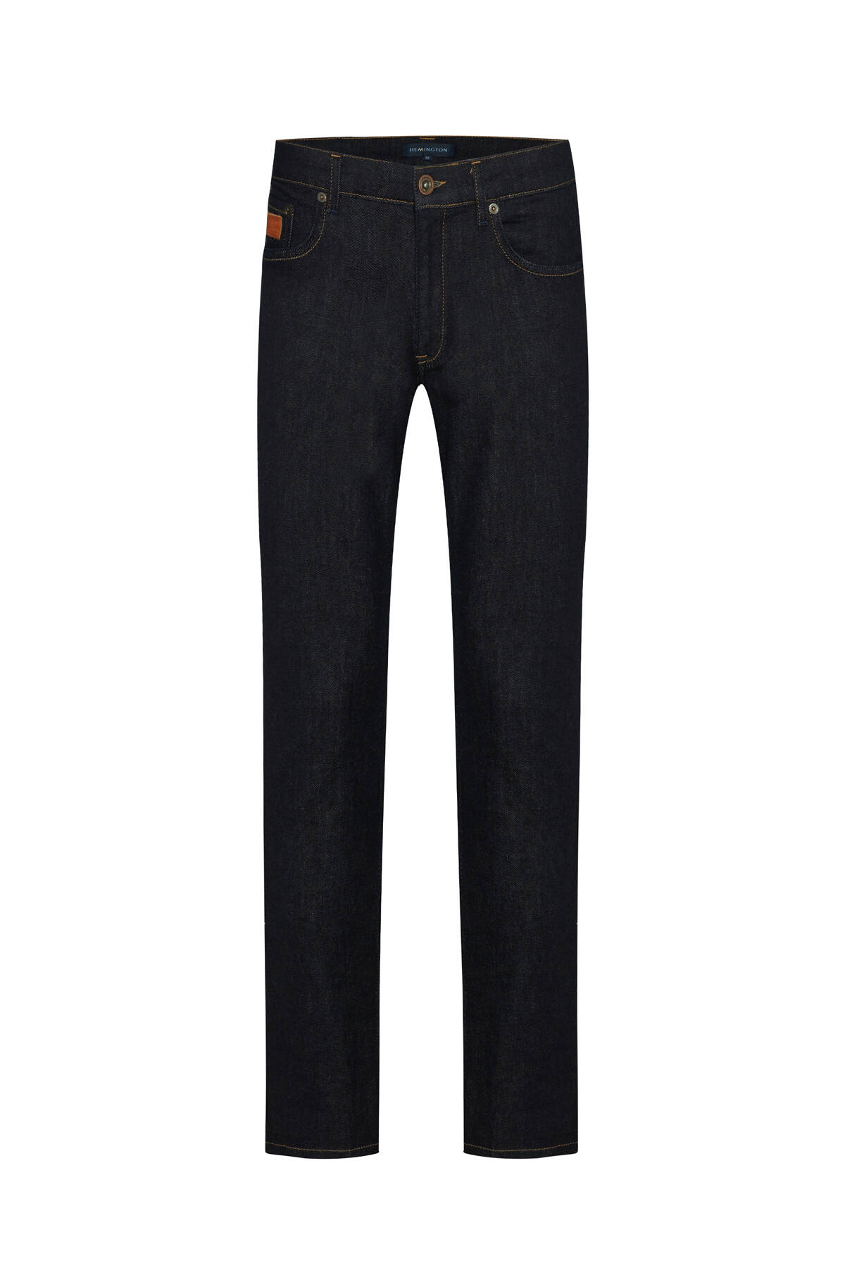 Kaşmir Karışım Kışlık Kalın Lacivert Denim Pantolon