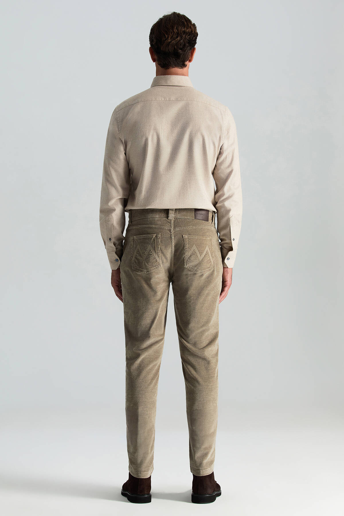 Kaşmir Pamuk Karışım 5 Cep Camel Pantolon