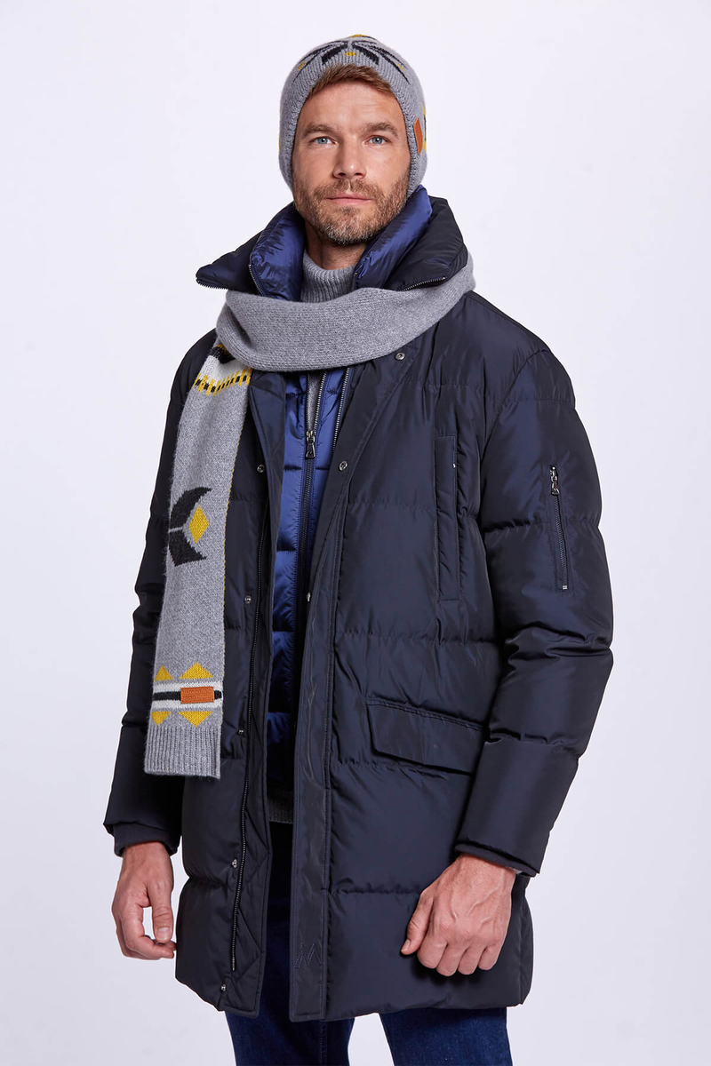 Hemington Kaz Tüyü Dolgulu Lacivert Parka. 5 Hemington Kaz Tüyü Dolgulu Lacivert Parka. 5