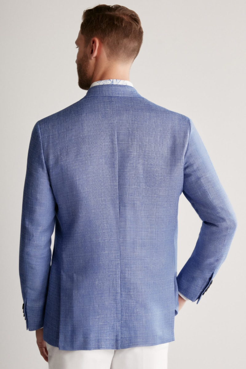 Hemington Keten-Yün Karışım Koyu Mavi Yazlık Blazer Ceket. 5 Hemington Keten-Yün Karışım Koyu Mavi Yazlık Blazer Ceket. 5