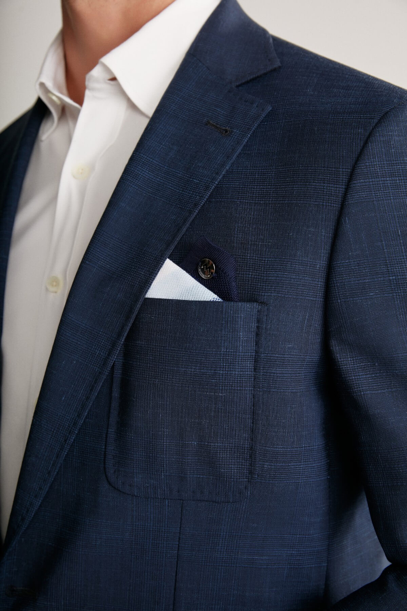 Hemington Keten-Yün Karışımlı Lacivert Yazlık Blazer Ceket. 6 Hemington Keten-Yün Karışımlı Lacivert Yazlık Blazer Ceket. 6