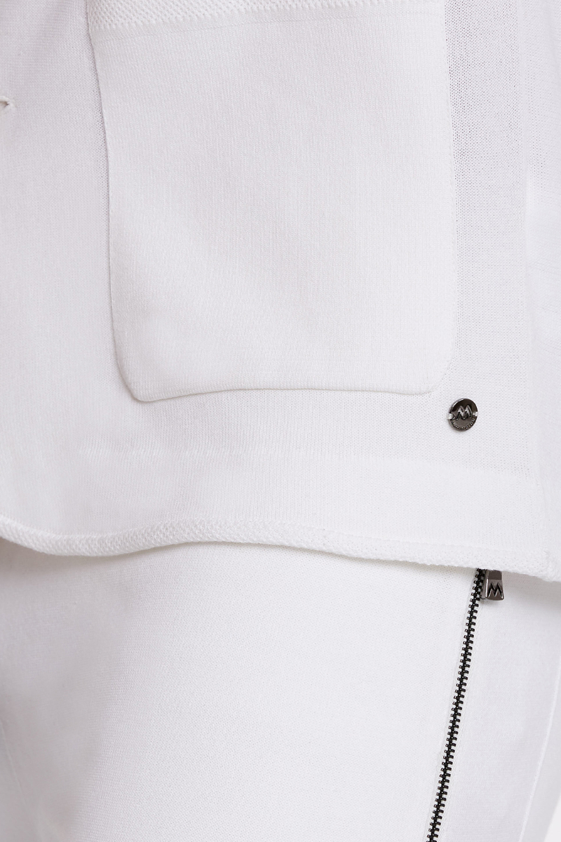 Hemington Kırık Beyaz Saf Pamuk Triko Ceket. 7