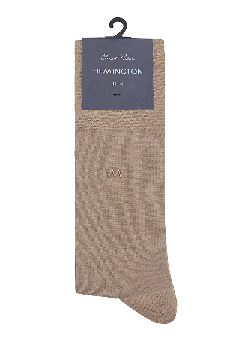 Hemington Kum Rengi Pamuklu Yazlık Çorap. 3