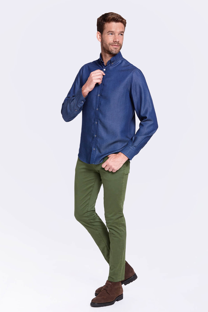 Hemington Lacivert Denim Gömlek. 2 Hemington Lacivert Denim Gömlek. 2