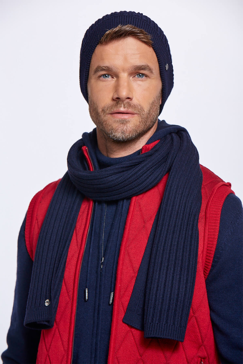Hemington Lacivert Merino Yün Su İtici Bere. 4 Hemington Lacivert Merino Yün Su İtici Bere. 4