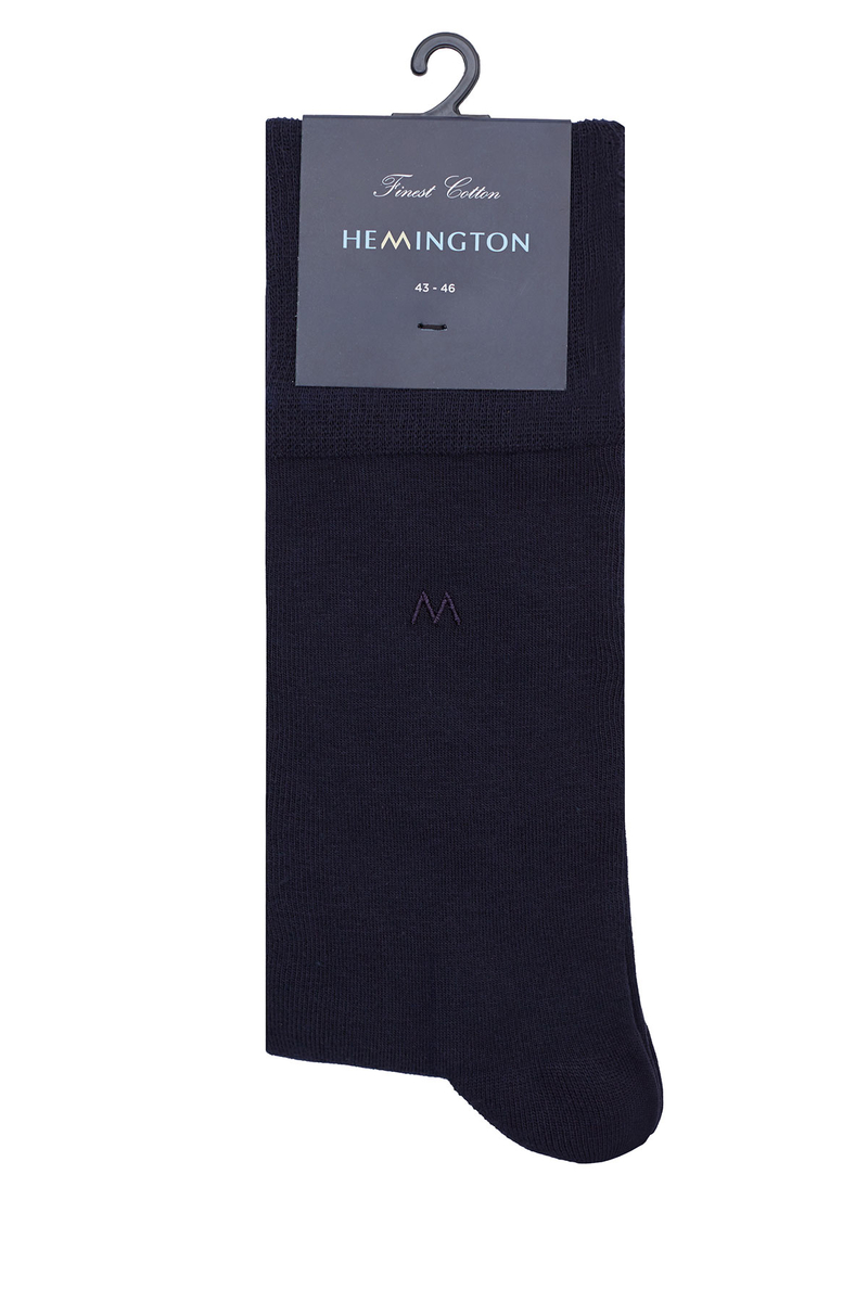 Hemington Lacivert Pamuklu Çorap. 2