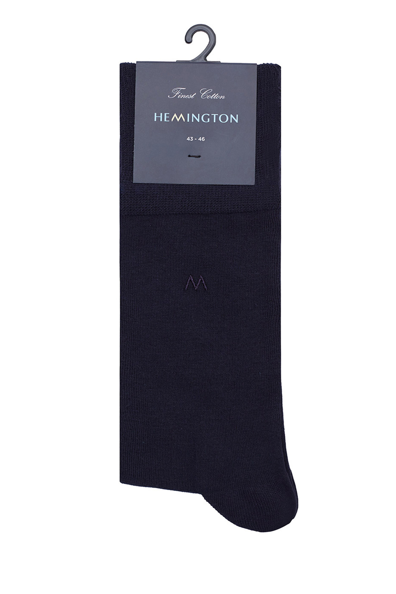 Hemington Lacivert Pamuklu Yazlık Çorap. 3