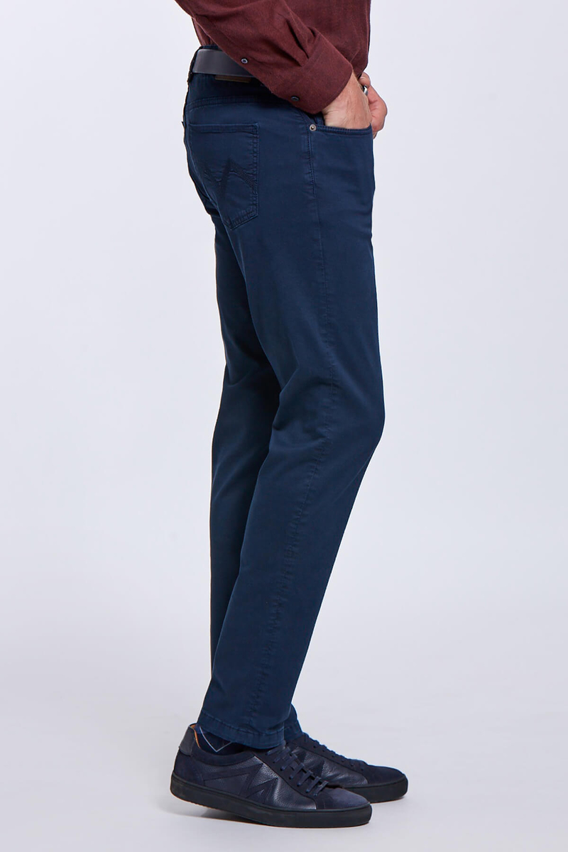 Hemington Slim Fit Lacivert 5 Cep Pantolon. 3