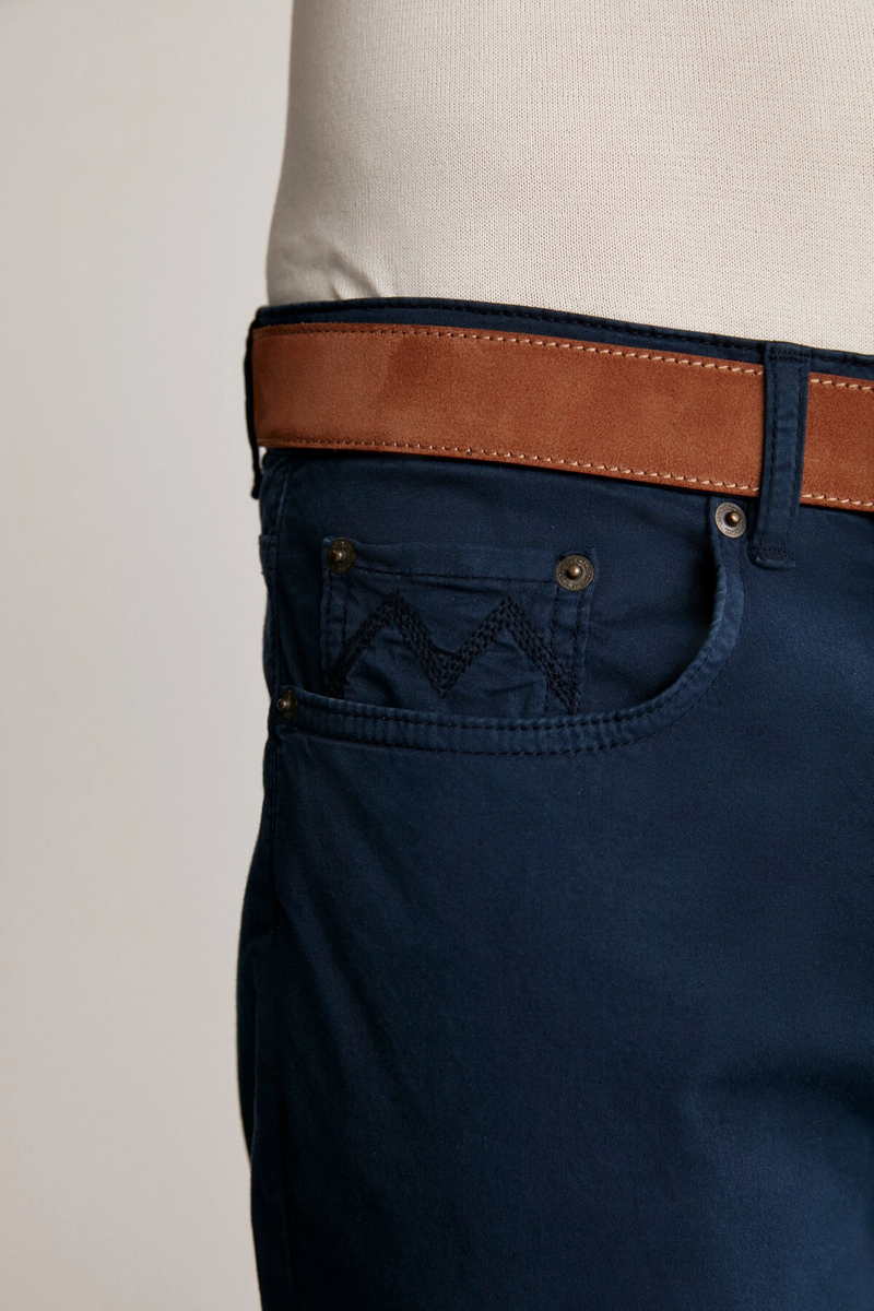 Hemington Slim Fit 5 Cep Lacivert Yazlık Pantolon. 6