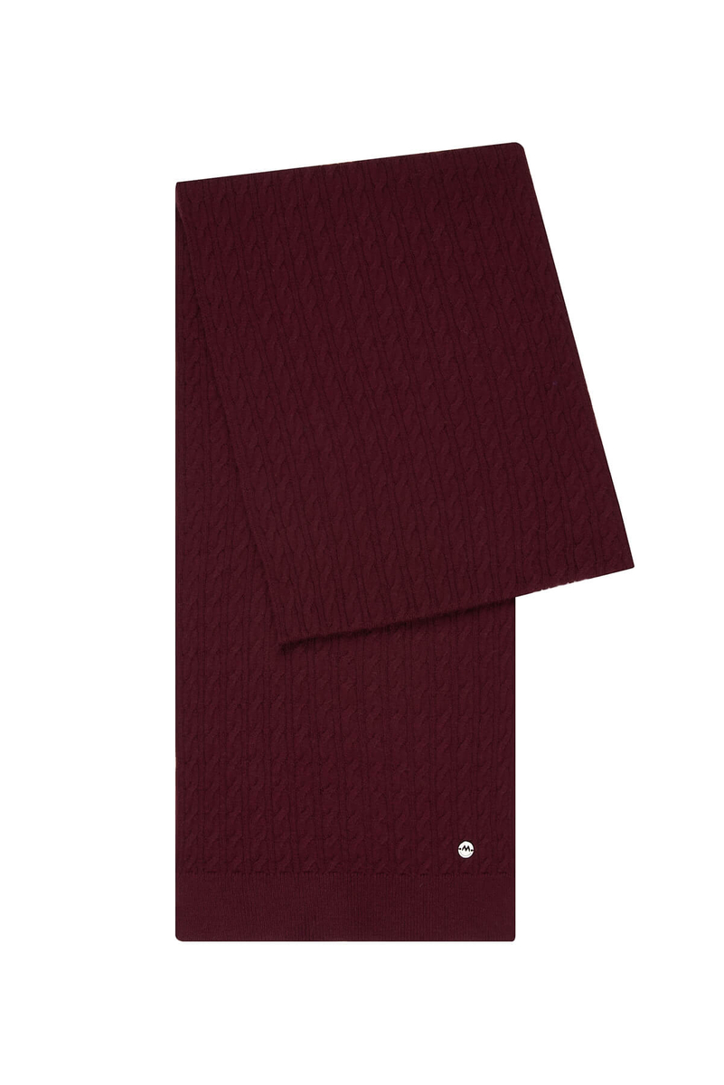 Hemington Lambswool Yün Bordo Atkı. 1