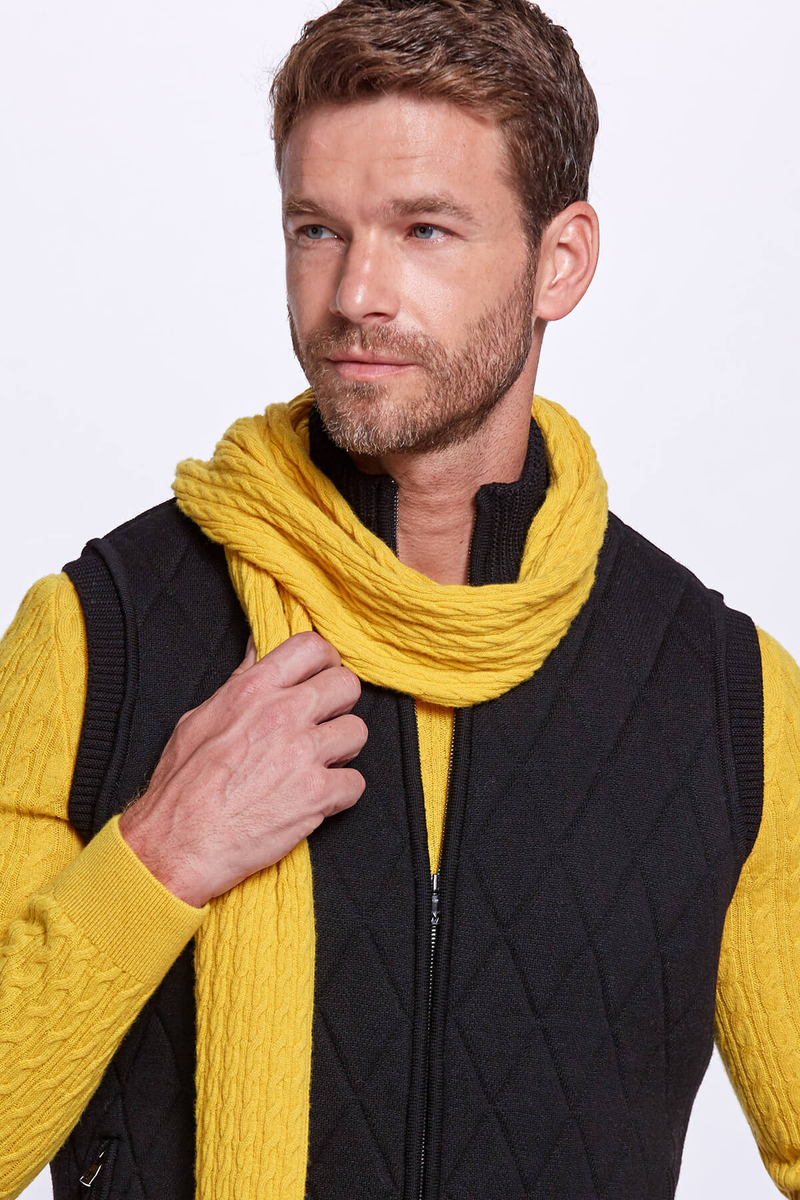 Hemington Lambswool Yün Sarı Atkı. 4 Hemington Lambswool Yün Sarı Atkı. 4