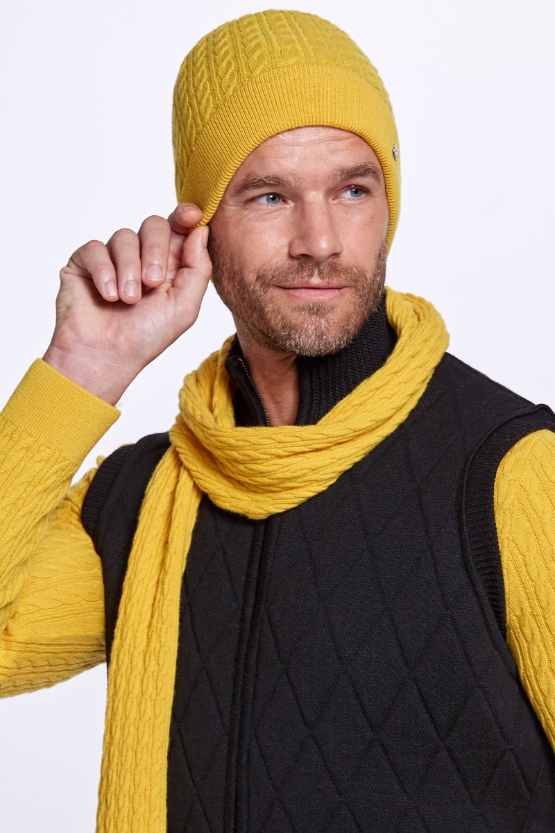 Hemington Lambswool Yün Sarı Bere. 3 Hemington Lambswool Yün Sarı Bere. 3