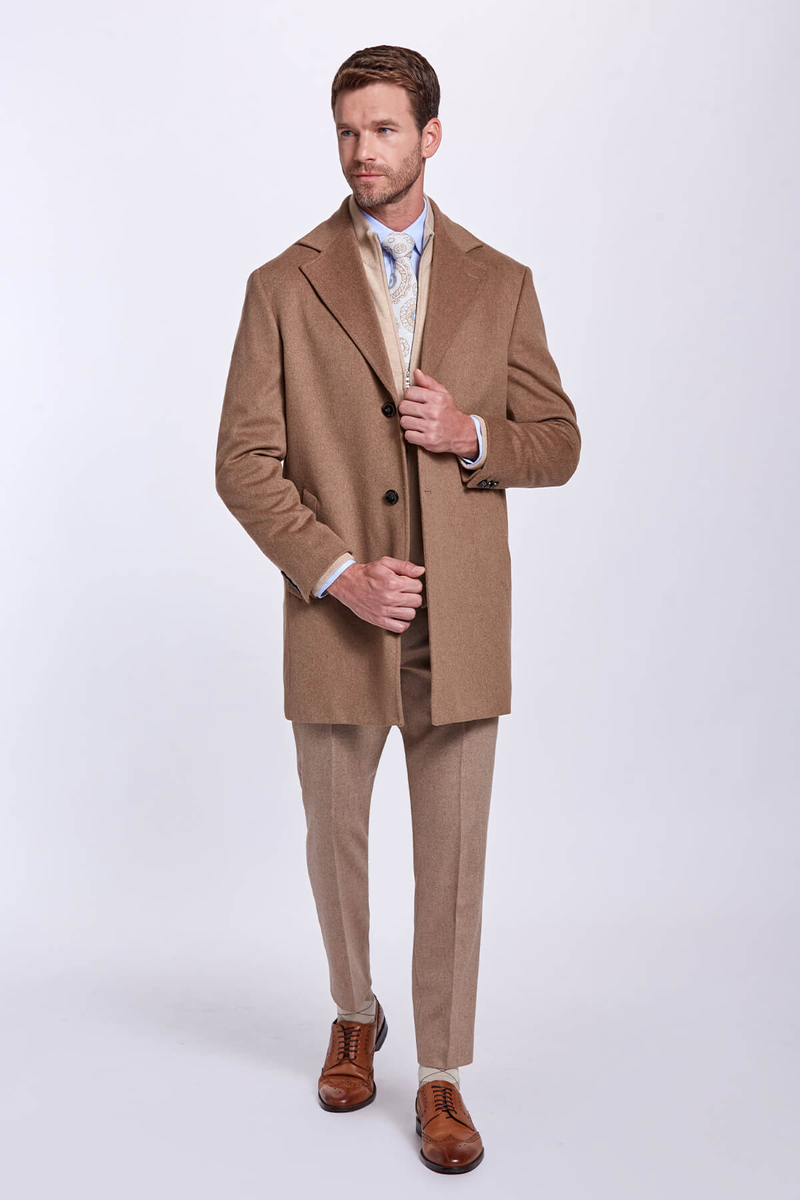 Hemington Lambswool Yün Fermuarlı Camel Hırka. 6 Hemington Lambswool Yün Fermuarlı Camel Hırka. 6